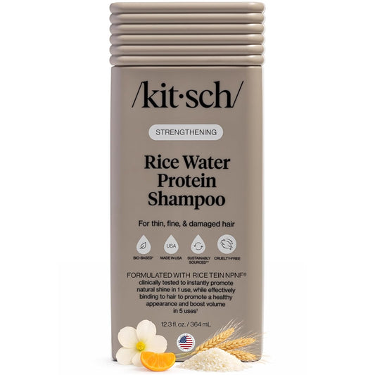 Kitsch_Strengthening_Rice_Water_Protein_Shampoo_for_Women_&_Men_–_Hair_Growth_Shampoo_&_Volumizing_Hair_Care_for_Thin,_Fine_&_Damaged_Hair_–_Paraben,_Phthalates_&_Silicone_Free_–_Made_in_USA_–_12.3_oz