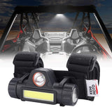 KEMIMOTO UTV Dome Light Roll Bar Cage Mount Interior Lights Compatible with Polaris RZR Can Am Talon Kawasaki Golf Cart Boat Off-Road-Work for 1.5 in-2.0 in Ironwork 1-Pack