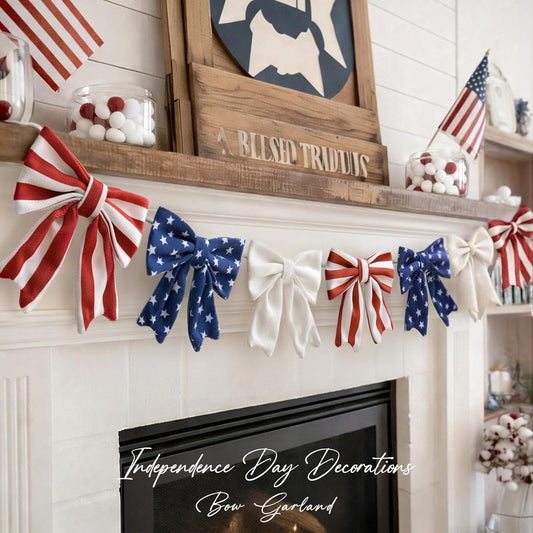 4th_of_July_Decorations_-_6.5_Ft_Patriotic_Bow_Garland_-_Memorial_Day_Decor_-_America_250th_Anniversary_Decoration_-_Fourth_of_July_Home_Party_Supplies_Independence_Day_Accessories_for_Indoor_Outdoor