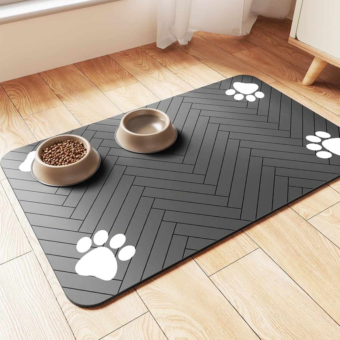 Pet_Feeding_Mat-Absorbent_Pet_Placemat_for_Food_and_Water_Bowl,_with_Waterproof_Rubber_Backing,_Quick_Dry_Water_Dispenser_Mat_for_Dog_and_Cat_(20"x12",_Striped_Dark_Gray)