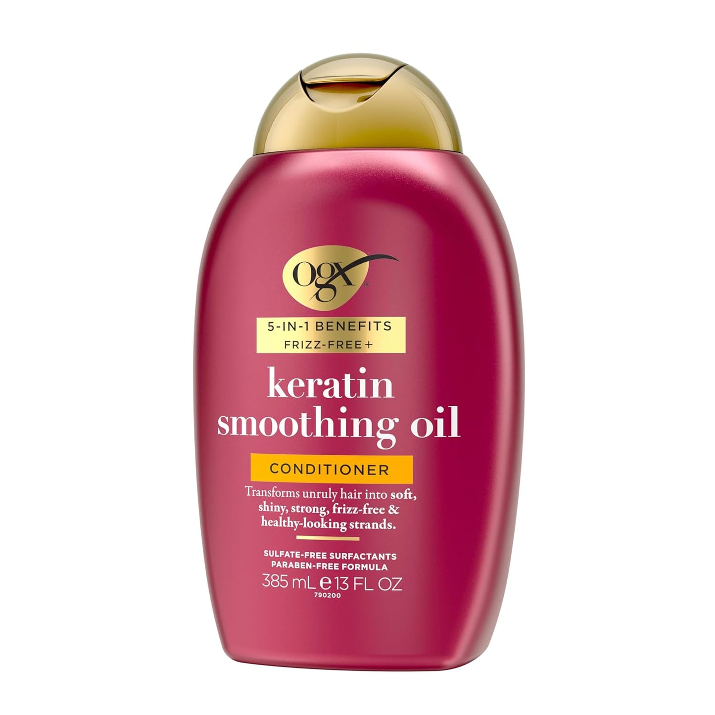 OGX_Frizz-Free_+_Keratin_Smoothing_Oil_Conditioner,_5_in_1,_for_Frizzy_Hair,_Shiny_Hair,_13_Fl_Oz