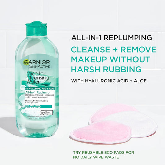 Garnier_Micellar_Water_with_Hyaluronic_Acid,_Facial_Cleanser_&_Makeup_Remover,_Hydrating_and_Plumping,_For_All_Skin_Types,_Vegan,_Cruelty_Free,_13.5_Fl_Oz_(400mL),_1_Count