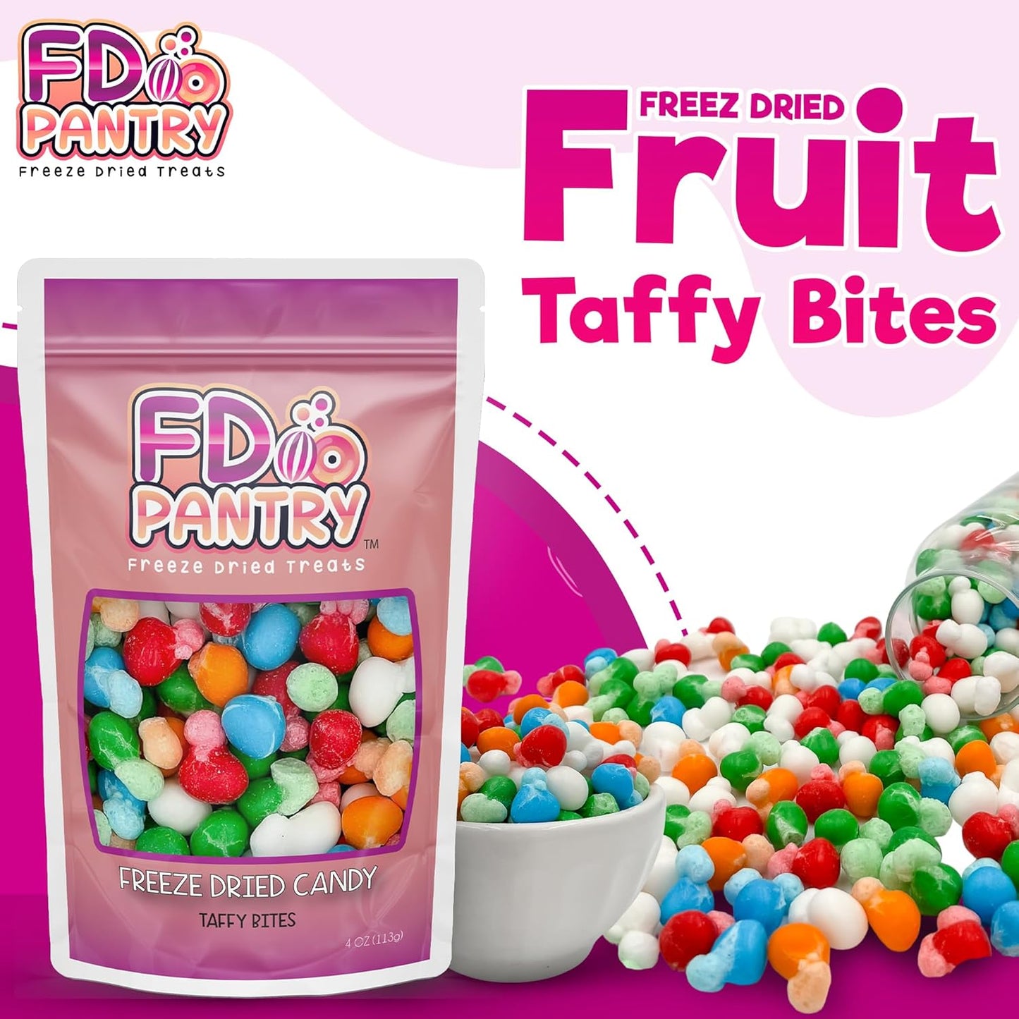 Freeze_Dried_Air_Taffy_Bites_Crunchy_Candy_-_Variety_Sour_Fruit_Flavors,_4oz_|_Cherry,_Orange,_Watermelon,_Blue_Raspberry,_Strawberry_|_Snack_Treat,_Gift