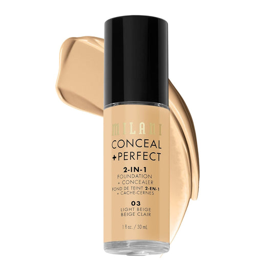 Milani_Conceal_+_Perfect_Liquid_Foundation_-_Light_Beige,_1_Fl._Oz._Cruelty-Free,_Water-Resistant,_Oil-Free,_Medium-To-Full_Coverage,_Satin_Matte_Finish_Concealer_Makeup_Cosmetic