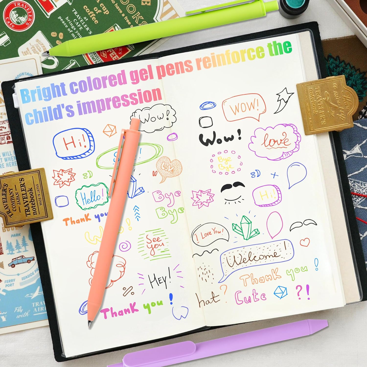 Gel_Pens_12_Retractable_Quick_Dry_Ink_Pens_Fine_Point_0.7mm,_Smoooth_Writing_Pens_Multicolor_for_Journaling,_Drawing,_Doodling,_and_Note_Taking,_Multicolor,_12-Count