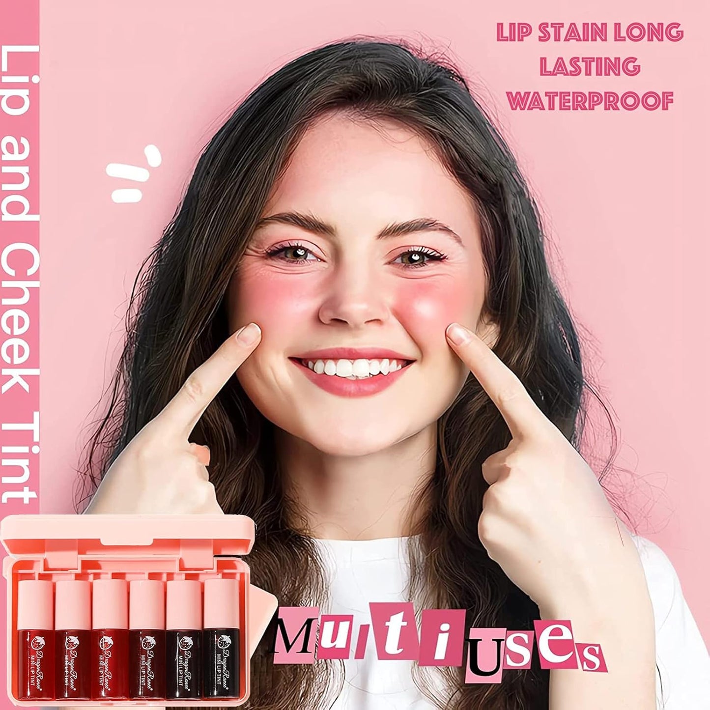 6_Colors_Lip_Tint_Stain_Set,_Korean_Lip_Gloss_Mini_Liquid_Lipstick,_Lip_and_Cheek_Tint,_Long_lasting_Non-Stick_Cup_Waterproof_Makeup