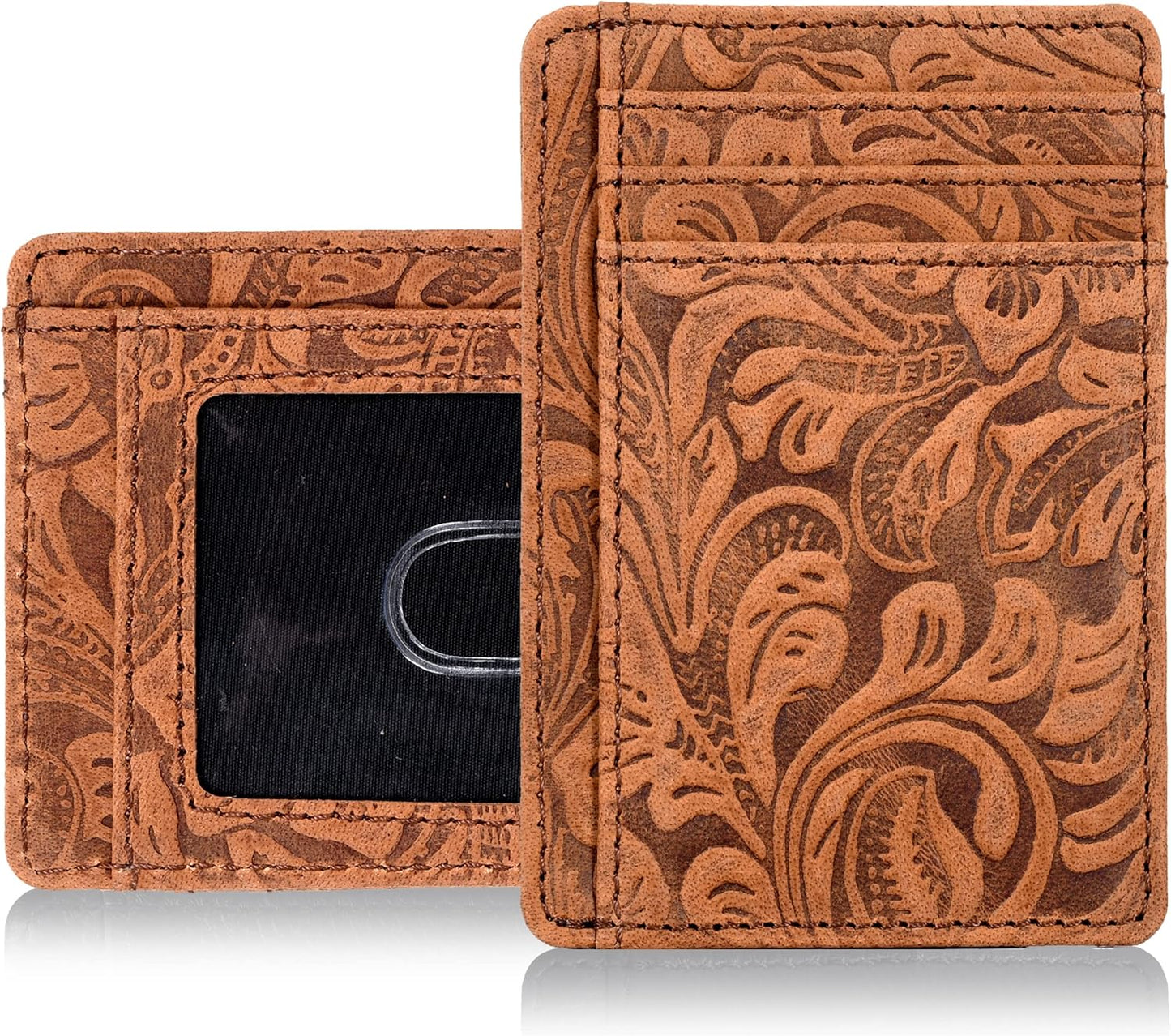 Real_Leather_Slim_Minimalist_Wallet_for_Men_and_Women_-RFID_Blocking_Front_Pocket_Thin_Credit_Card_Holder_Stylish_Wallets