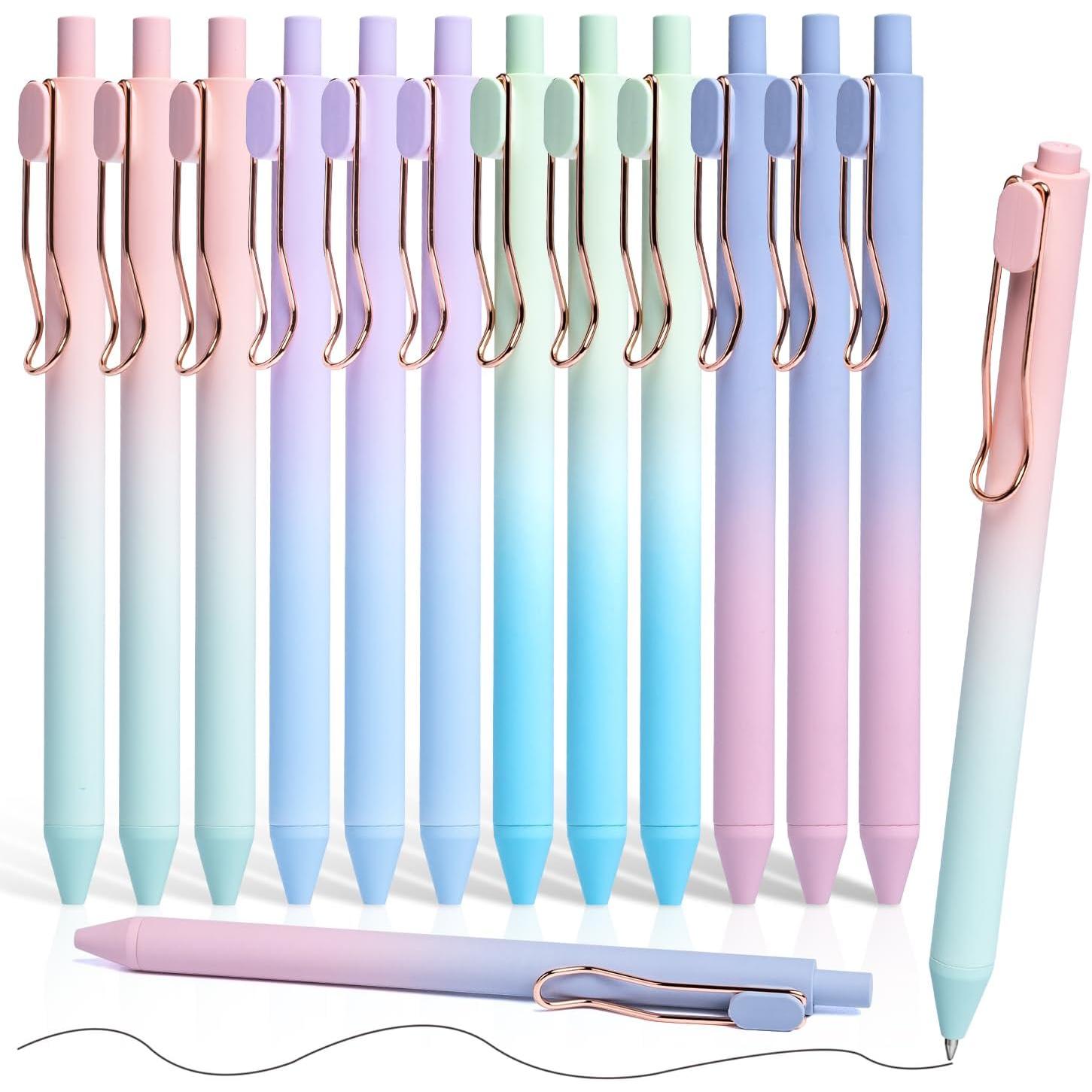 Gel_Pens,_Smooth_Writing_Pens_No_Bleed_&_Smear,_Black_Ink_Cute_Pens_Fine_Point_(0.5mm),_Retractable_Aesthetic_Journaling_Pens_School_Office_Supplies_for_Women_&_Men