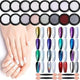 16pcs chrome nail powders