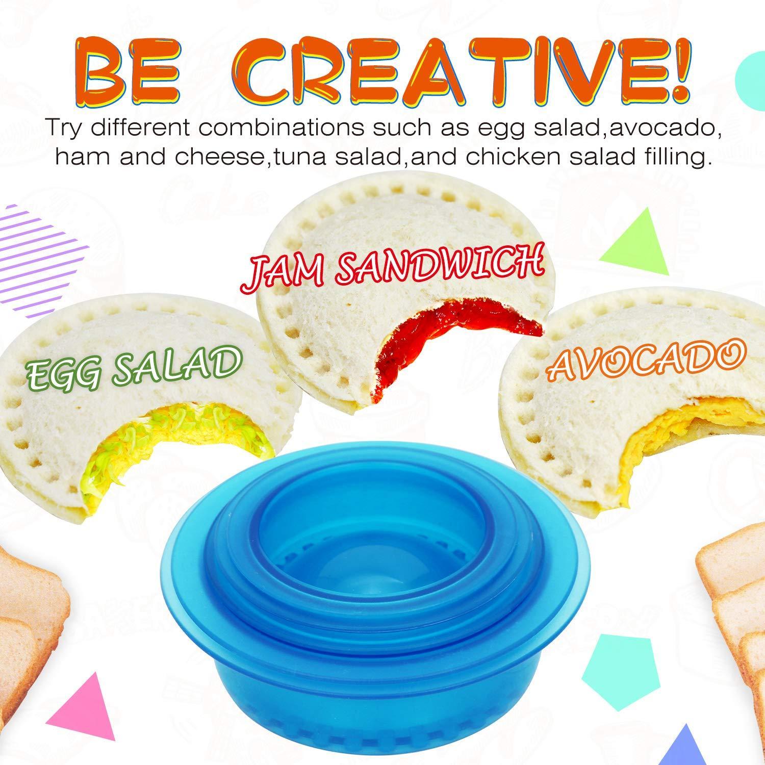 HiYZ_Sandwich_Cutter_and_Sealer_-_5_PCS_Decruster_Sandwich_Maker_-_Peanut_Butter_and_Jelly_Crustless_Sandwich_Bread_Pancake_Maker_Cookie_Cutter_for_Kids_Children_Boys_Girls