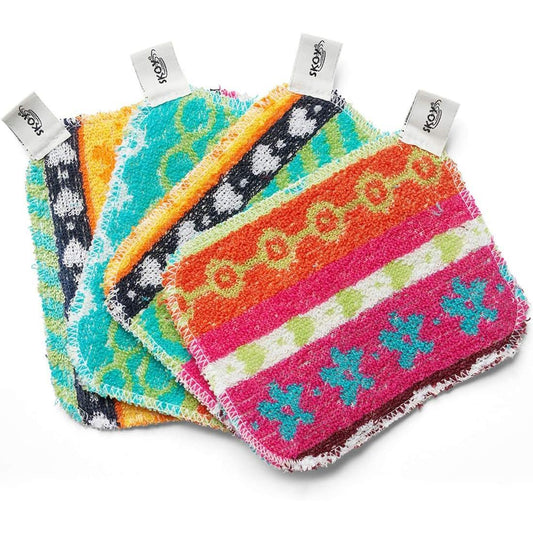 Skoy_Scrub,_4-Pack_Reusable,_Non-Scratching_Dish_Scrubber_for_Kitchen_and_Household_Cleaning,_Dishwasher_Safe_Soft_Scrub,_Assorted_Colors_and_Designs
