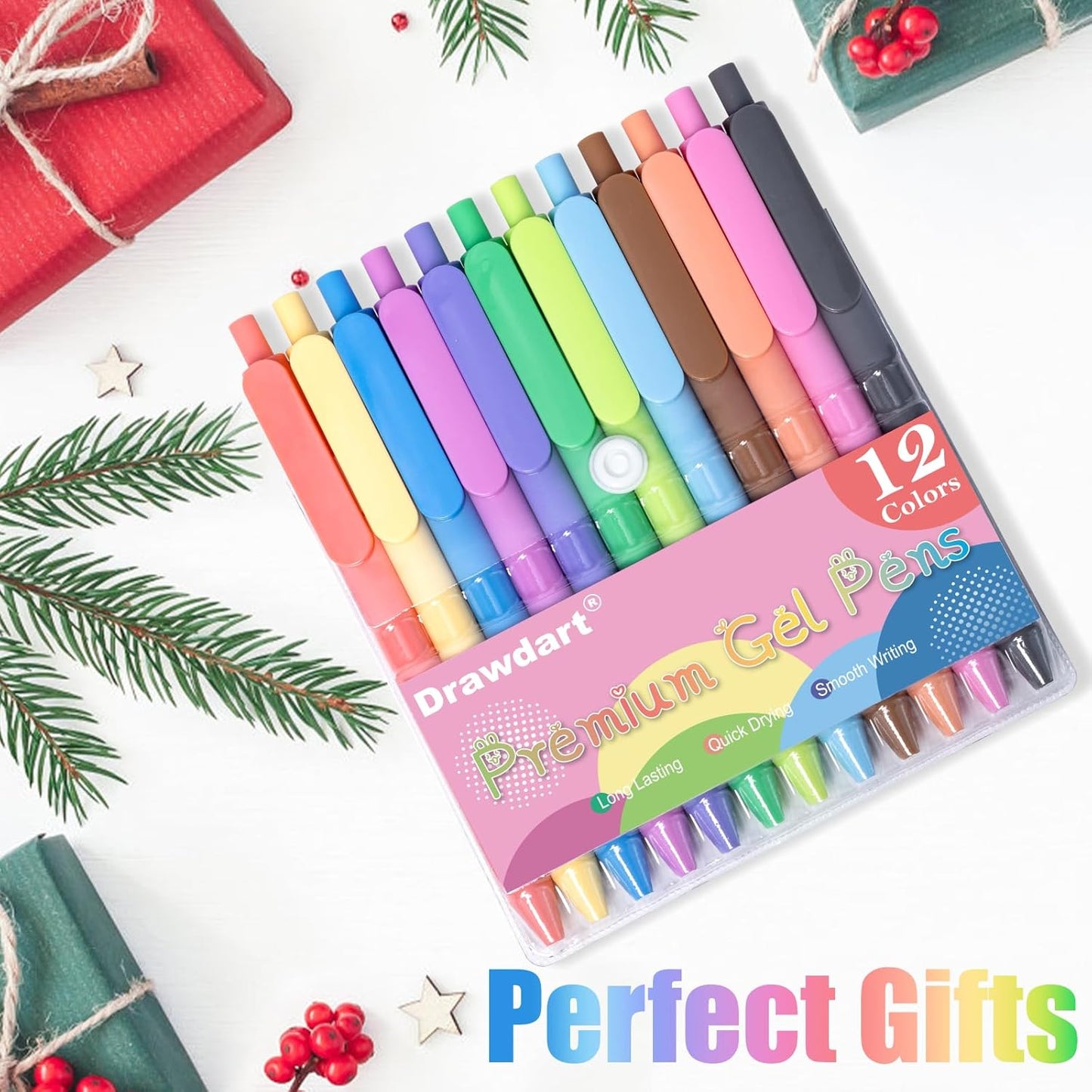 Gel_Pens_12_Retractable_Quick_Dry_Ink_Pens_Fine_Point_0.7mm,_Smoooth_Writing_Pens_Multicolor_for_Journaling,_Drawing,_Doodling,_and_Note_Taking,_Multicolor,_12-Count