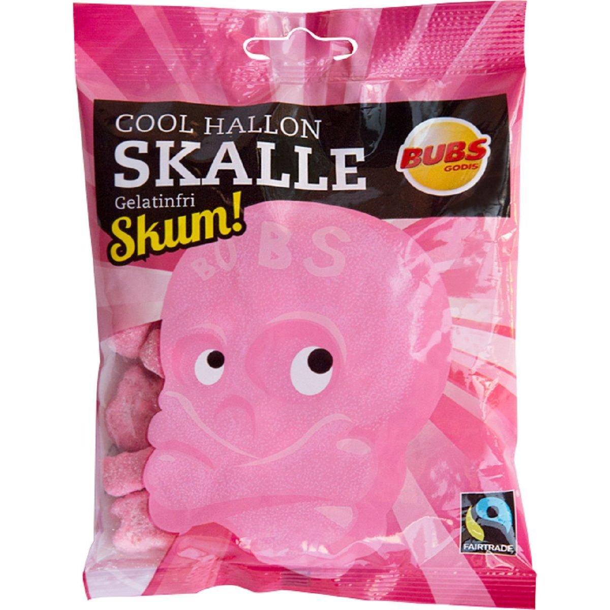 2_Bags_x_90g_of_Bubs_Godis_Cool_Hallonskalle_Skum_-_Original_-_Swedish_-_Sour_-_Cool_Raspberry_Skull_Foam_-_Gelatine_Free_-_Wine_Gums_-_Candy