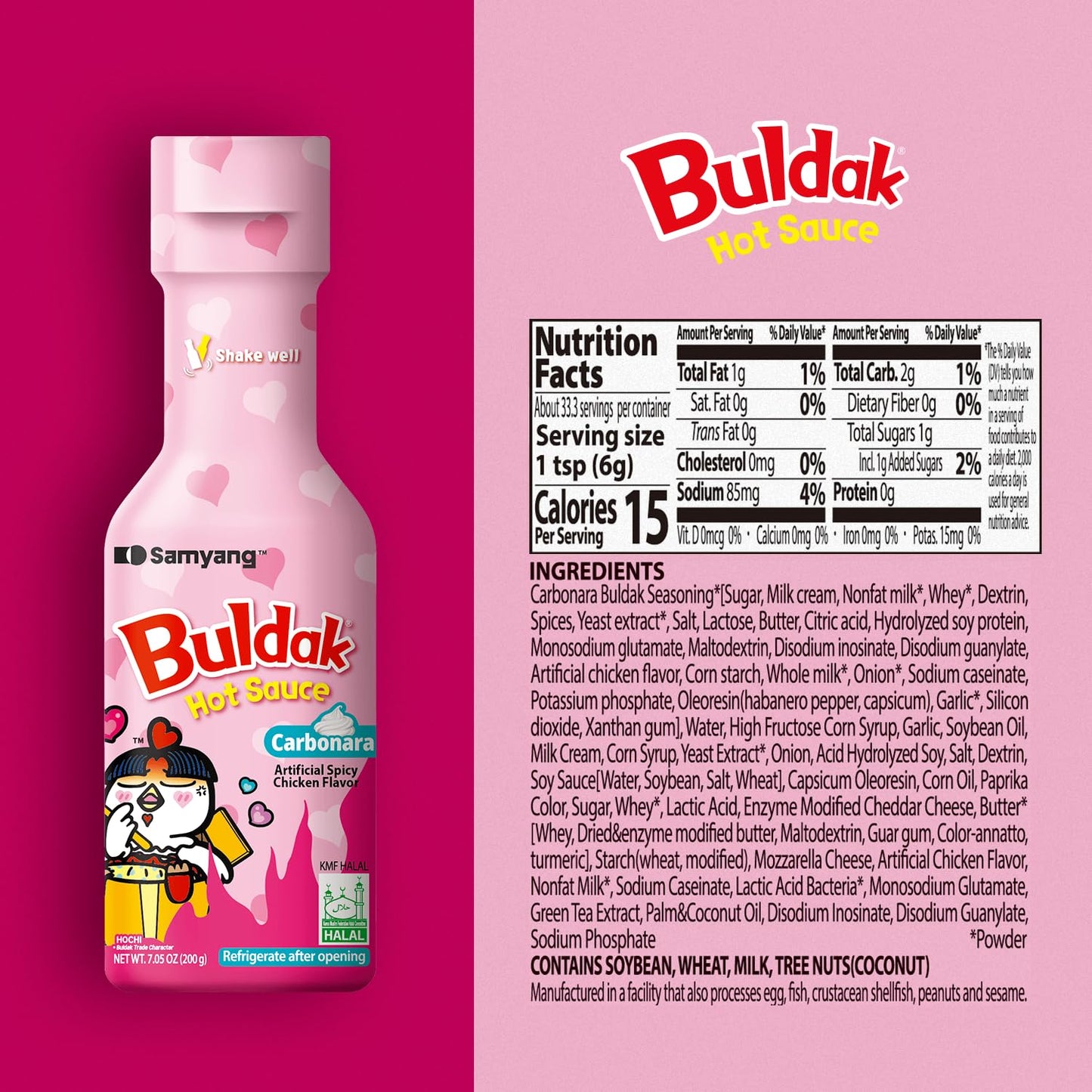 Samyang_Bulldark_Spicy_Chicken_Roasted_Sauce,_Korean_Food_or_Sauce,_Asian_Dishes,_Overseas_Direct_Shipment,_Black,_7_Oz_(Carbo)