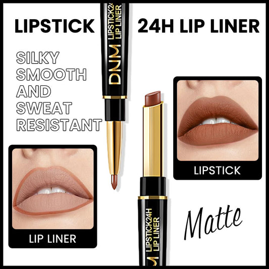 evpct_3Pcs_Chestnut_Nude_Brown_Matte_Lip_Liner_and_Lipstick_Combo_Set_Kit_for_Women_DNM_Antique_Rose_Magic_Lipstick_24_Hours_Original_Lip_Liner_Makeup_Stain_Long_Lasting_Waterproof_Smudge_labial_Gentle_Gloss_Lipgloss_Luxury_Nourishing_Pack_Cosmetic_Glossy