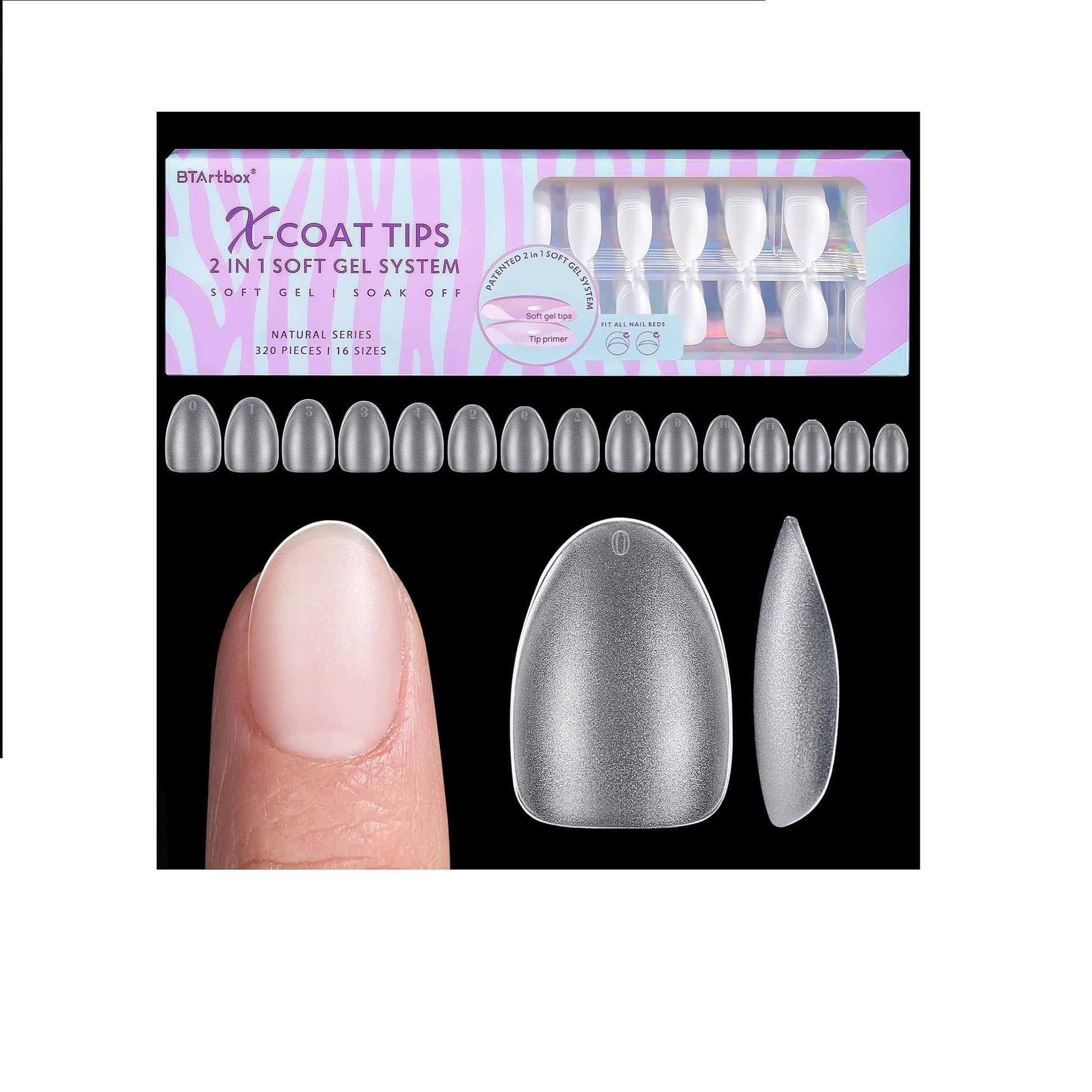 Extra_Short_Almond_Nail_Tips_-_BTArtbox_Gel_Nail_Tips_Natural_X-COAT_Tips_with_Tip_Primer_Cover,_Pre-shaped_Full_Matte_Oval_Gel_Press_On_Nails_Clear_Soft_Fake_Nails_for_Acrylic_Nail_Extensions_Sizes