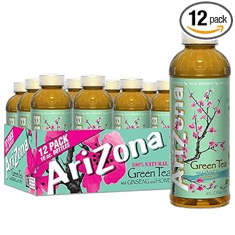 AriZona_Green_Tea_with_Ginseng_and_Honey,_20_Fl_Oz_(Pack_of_12)