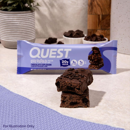 Quest_Nutrition_Overload_Protein_Bars,_Chocolate_Explosion,_20g_Protein,_1g_Sugar,_3g_Net_Carbs,_Gluten_Free,_12_Count
