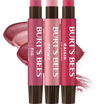 Burt's_Bees_Lip_Shimmer_Nude_Collection,_Tinted_Lip_Balm_Stick,_Moisturizing_for_All_Day_Hydration_with_Natural_Glowy_Pigmented_Finish_&_Buildable_Color,_3_Warm_Shades;_Value_Pack,_3_Tubes_x_0.09_Oz