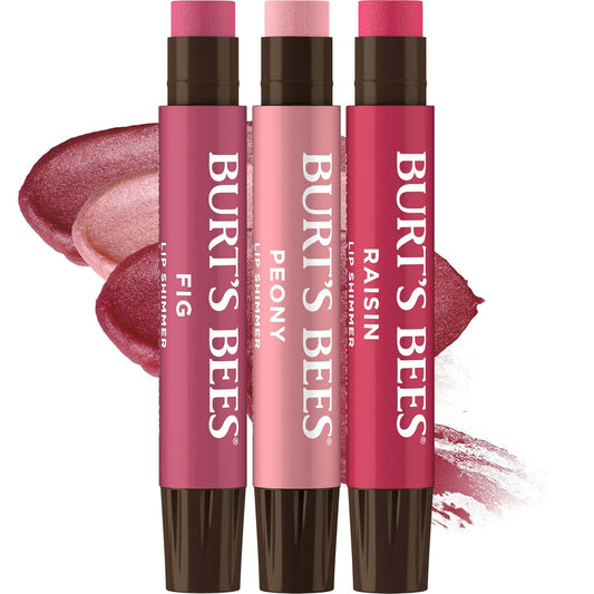 Burt's_Bees_Lip_Shimmer_Nude_Collection,_Tinted_Lip_Balm_Stick,_Moisturizing_for_All_Day_Hydration_with_Natural_Glowy_Pigmented_Finish_&_Buildable_Color,_3_Warm_Shades;_Value_Pack,_3_Tubes_x_0.09_Oz