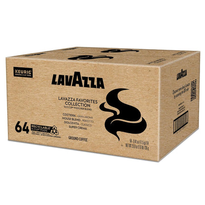 Lavazza_Favorites_Collection_Variety_Pack,_Single_Serve_Keurig®_K-Cup®_Pods,_Light_and_Medium_Roast_Coffees,_64-Count_Box