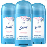Secret Antiperspirant and Deodorant for Women, 24hr Sweat & Odor Protection, PH Balanced Protection, Gentle on Skin, Wide Solid, Powder Fresh Scent, 2.7 oz