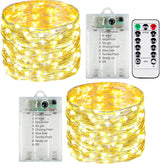 3-Pack 78FT 240 LED Fairy Lights Battery Operated with Timer & Remote, Waterproof Twinkle Lights Indoor Outdoor 8 Modes for Bedroom Centerpiece Wedding DIY Party Christmas Classroom Dorm Decoration