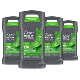 Dove Men+Care Extra Fresh Men's Antiperspirant Deodorant Stick Extra Fresh  With 72-hour sweat & odor protection with 1/4 Moisturizing Cream & Long-lasting Citrus Scent 2.7 oz