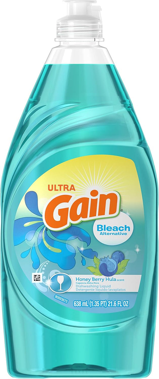 Gain_Ultra_Bleach_Alternative_Dishwashing_Liquid_Dish_Soap,_Honey_Berry_Hula,_21.6_fl_oz