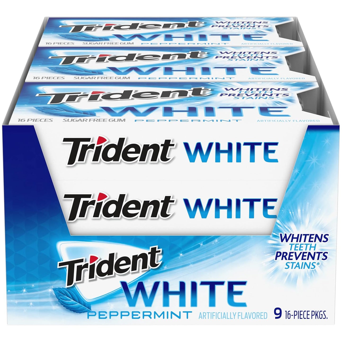 Trident_White_Peppermint_Sugar-Free_Chewing_Gum,_9_Packs_of_16_Pieces_(144_Total_Pieces)