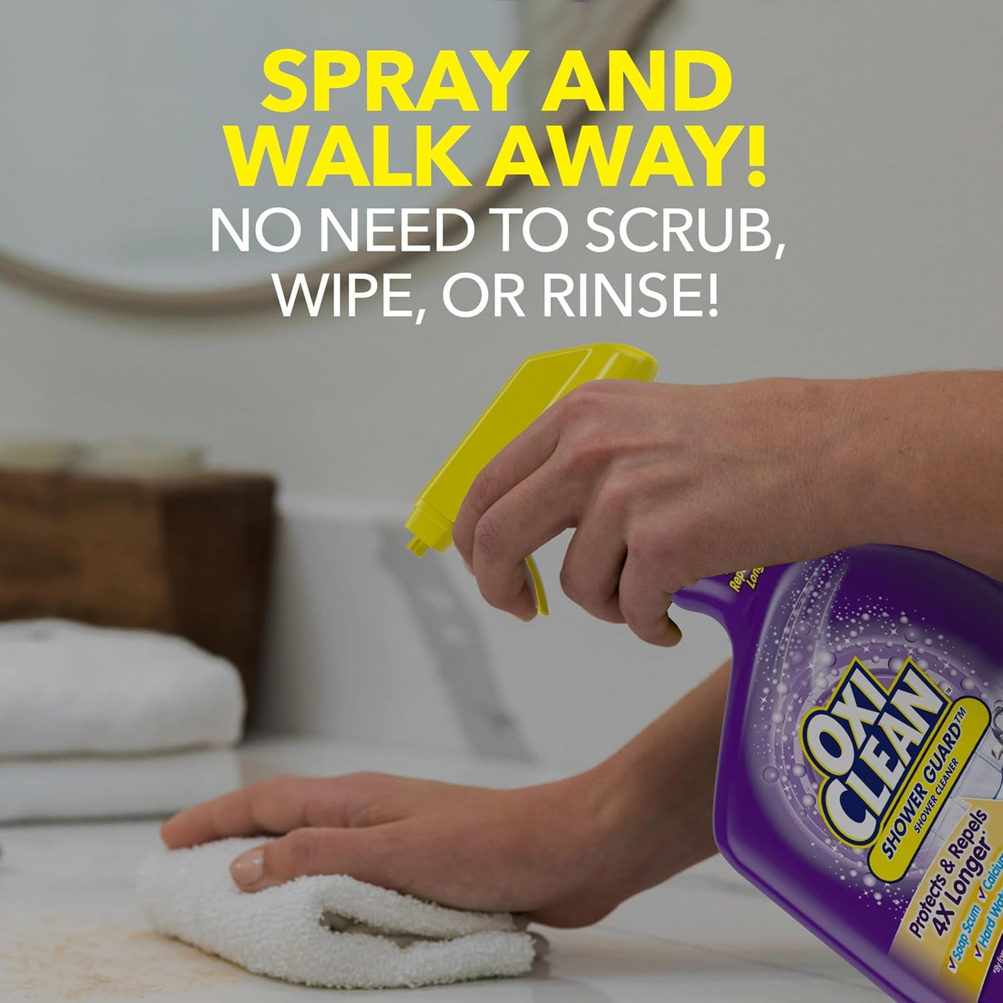 OxiClean_Shower_Guard_Daily_Shower_Cleaner,_30 oz.,_Protects_&_Repels_Stains