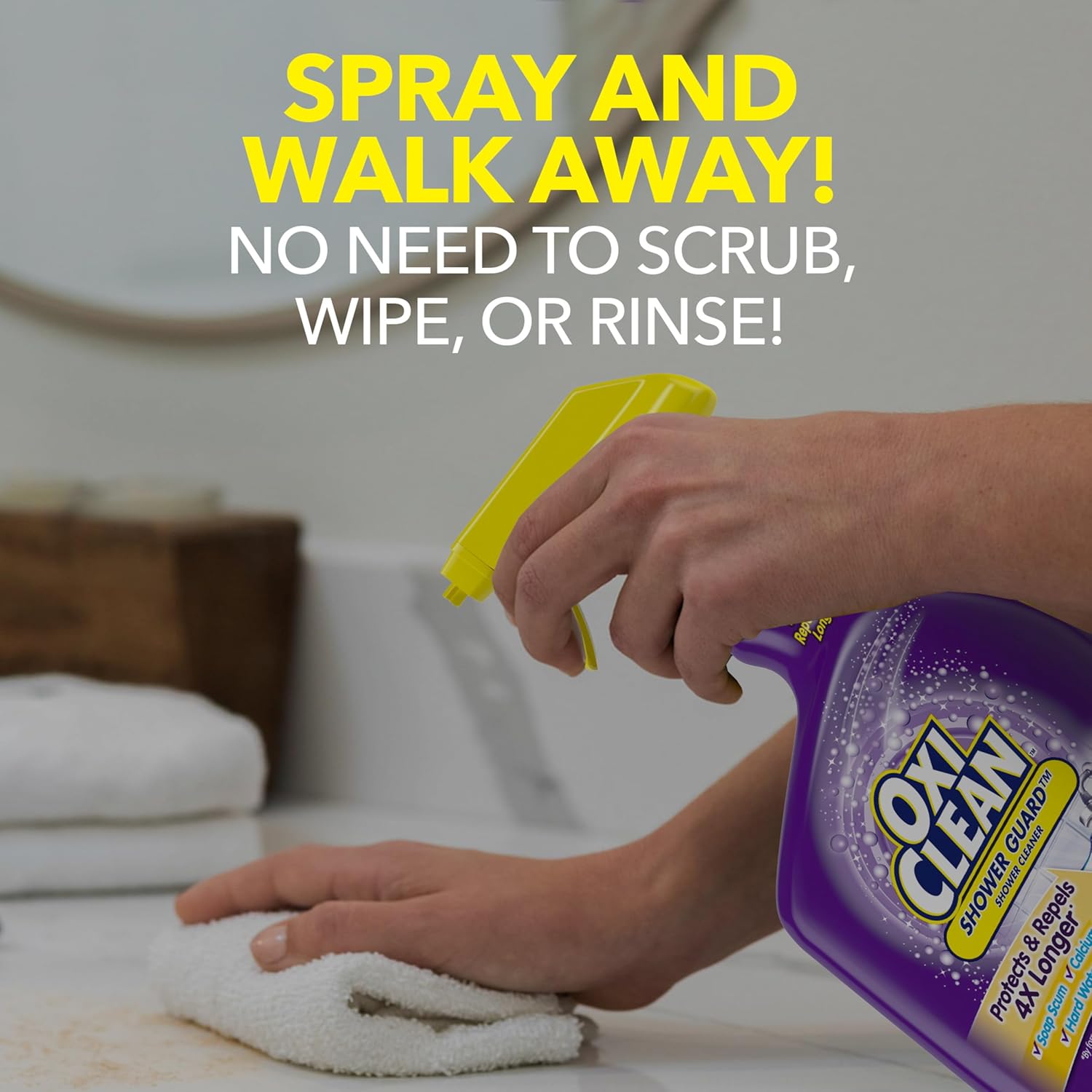 OxiClean_Shower_Guard_Daily_Shower_Cleaner,_30 oz.,_Protects_&_Repels_Stains