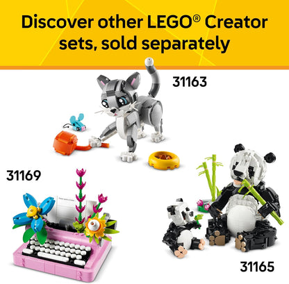 LEGO_Creator_3_in_1_Cute_Bunny_Toy_-_Building_Toy_for_Girls_and_Boys,_Ages_8+_-_Gift_for_Easter_Basket_-_W/_3_Build_Options,_Bunny,_Seal,_or_Llama_-_31162