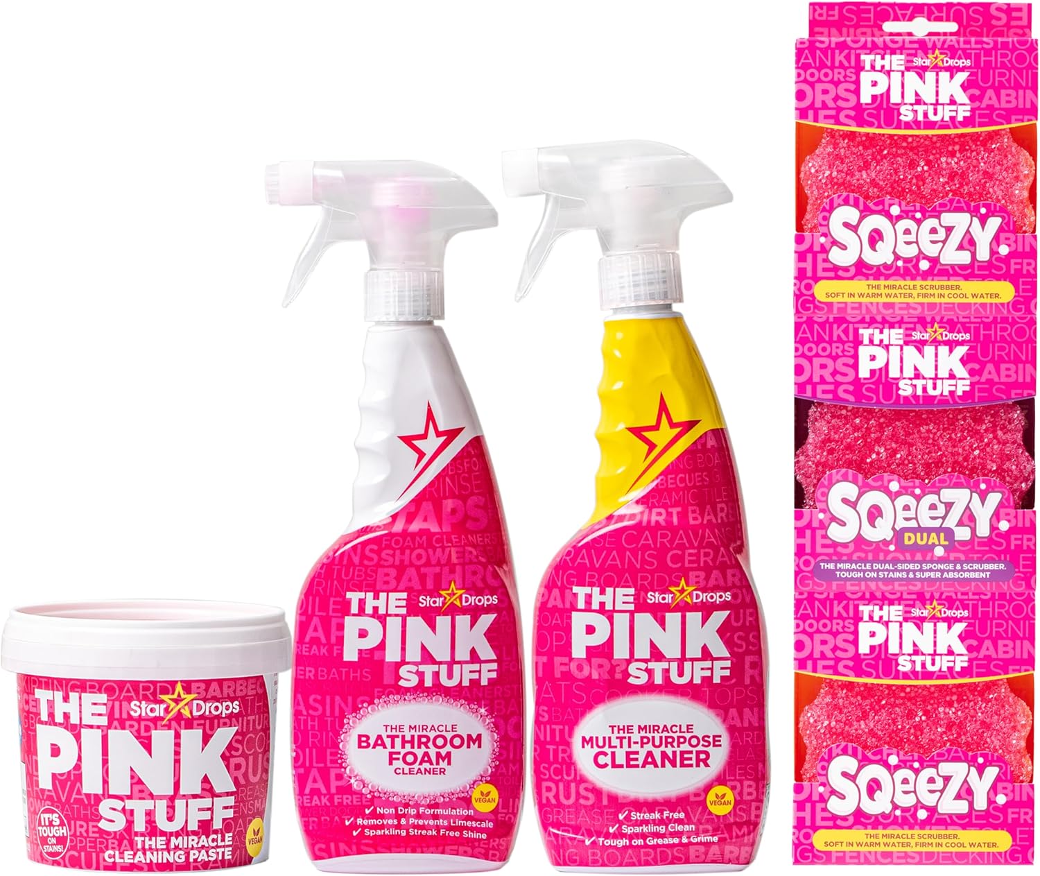 Stardrops_–_The_Pink_Stuff_Ultimate_Cleaning_Pack_–_Miracle_Cleaning_Paste,_Multi-Purpose_Spray_&_Bathroom_Foam_–_Cuts_Grease,_Removes_Stains,_Cleans_Kitchens,_Bathrooms,_and_More