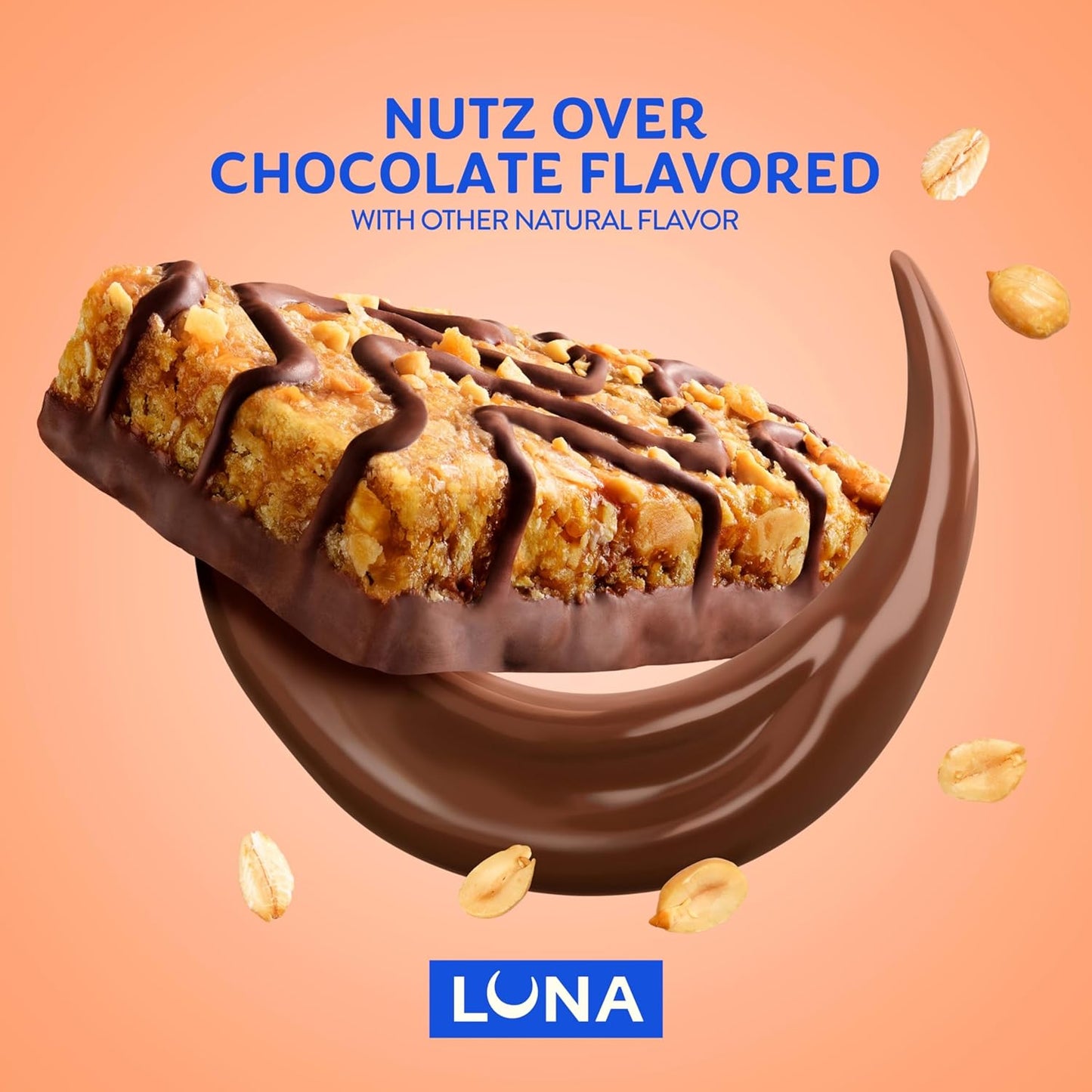 LUNA_Bar_-_Nutz_Over_Chocolate_Flavor_-_Gluten-Free_-_Non-GMO_-_7-9g_Protein_-_Made_with_Organic_Oats_-_Low_Glycemic_-_Whole_Nutrition_Snack_Bars_-_1.69_oz._(15_Count)