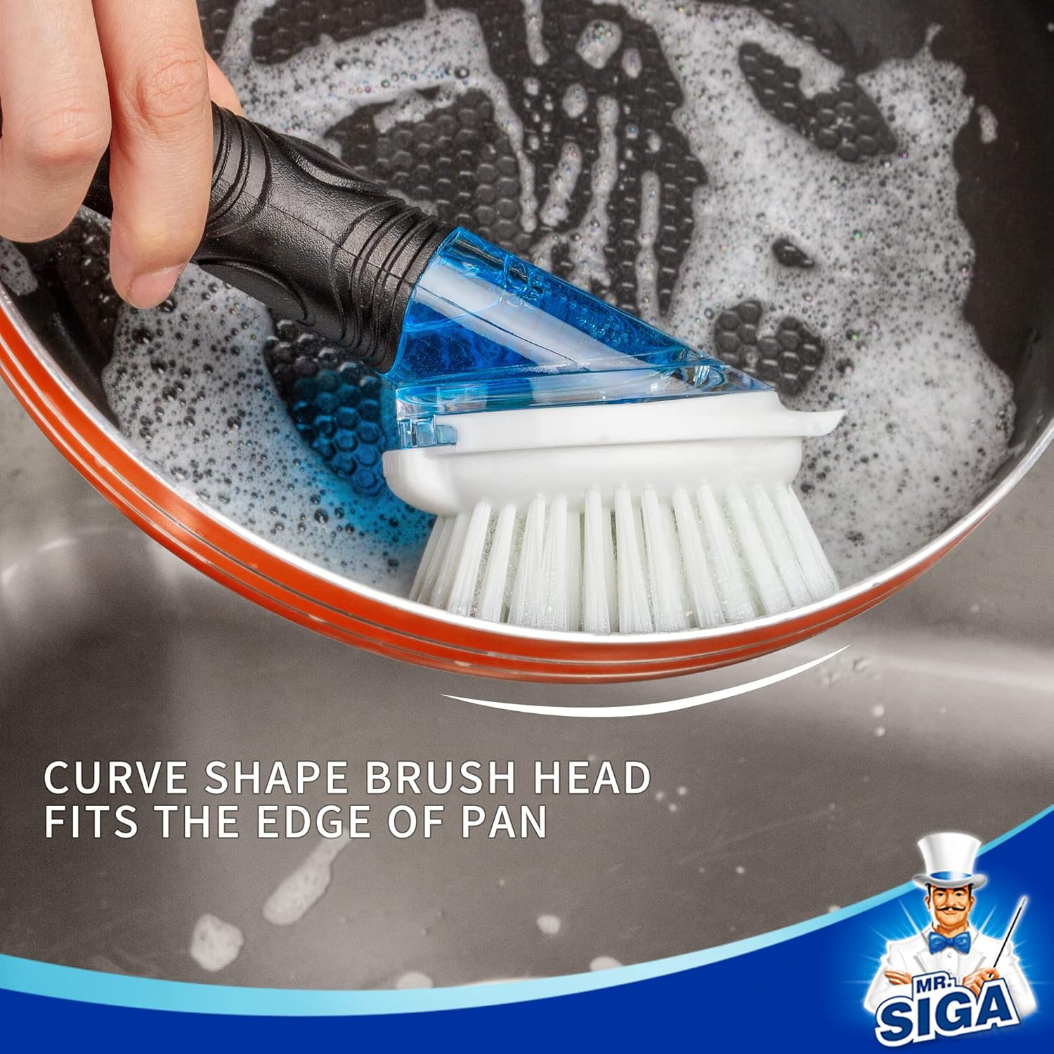 MR.SIGA_Soap_Dispensing_Dish_Brush,_Kitchen_Brush_for_Pot_Pan_Sink_Cleaning,_Black,_Pack_of_2