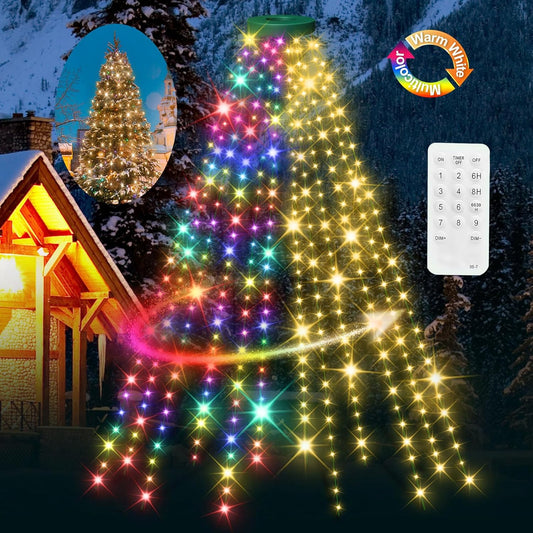 12_Modes_Easy_Christmas_Tree_Lights_with_Ring_Indoor_Outdoor_-_10Ft_x_12_Lines_String_432_LED_Timer_Dimmable_Remote_Waterproof_Lights_for_7.5_8_9_10_Ft_Xmas_Tree_Decor_(Warm_White_or_Multicolor)