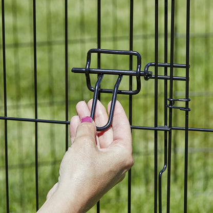 MidWest_Homes_for_Pets_30-Inch_Exercise_Pen,_for_Indoor_and_Outdoor_Use,_16_Sq_Feet_of_Play,_Single_Door_Folding_Dog_Pen,_with_Large_Door_Opening_&_Secure_Latch,_Easy_to_Set_Up,_Foldable_Dog_Playpen