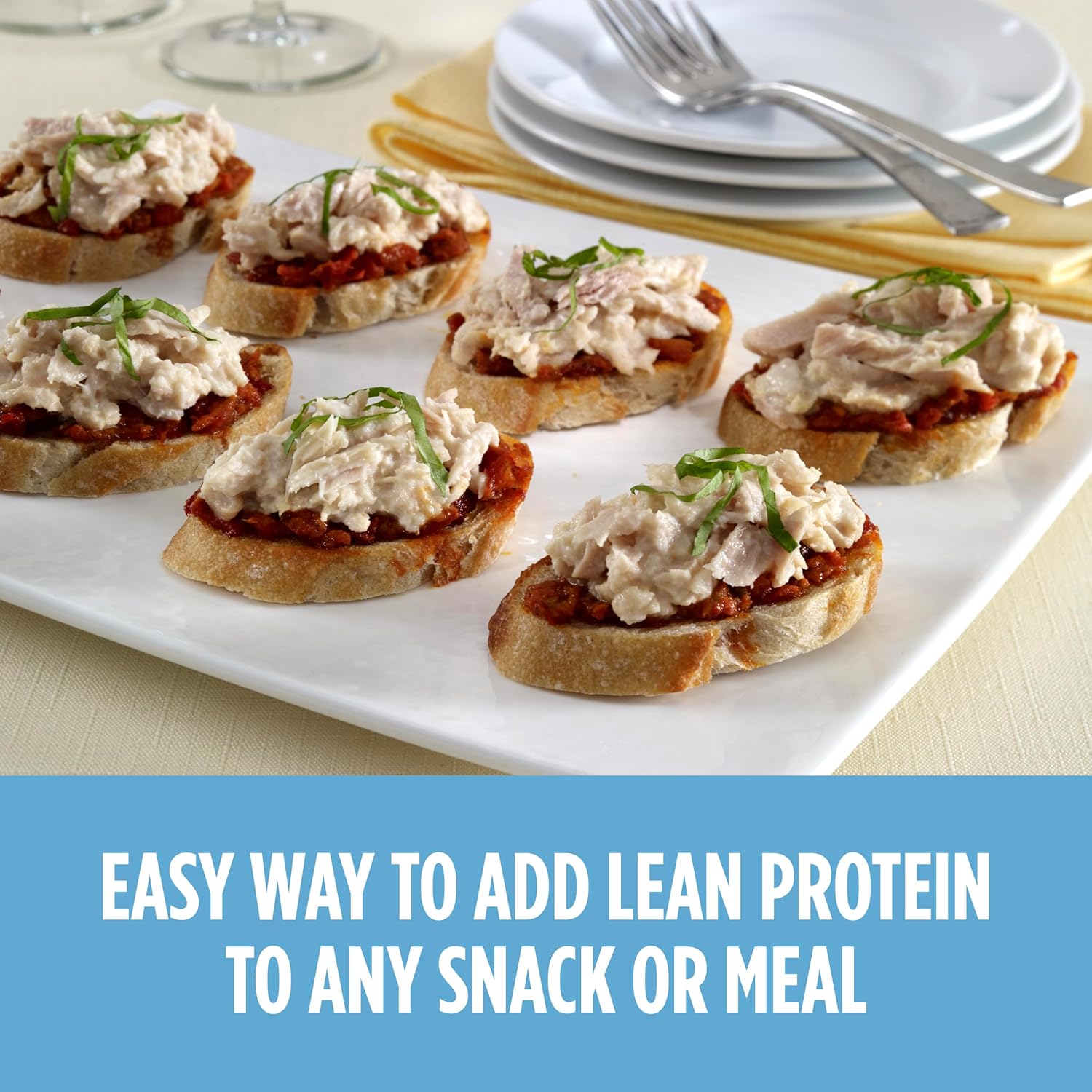 StarKist_Albacore_White_Tuna_in_Water,_6.4_oz_Pouch_(1_Pack)_Ready_to_Eat_Wild_Caught_Tuna,_19g_Protein_Per_Serving,_90_Calories_Per_Serving,_Gluten_Free,_Soy_Free,_Kosher,_Perfect_for_Meals_&_Snacks