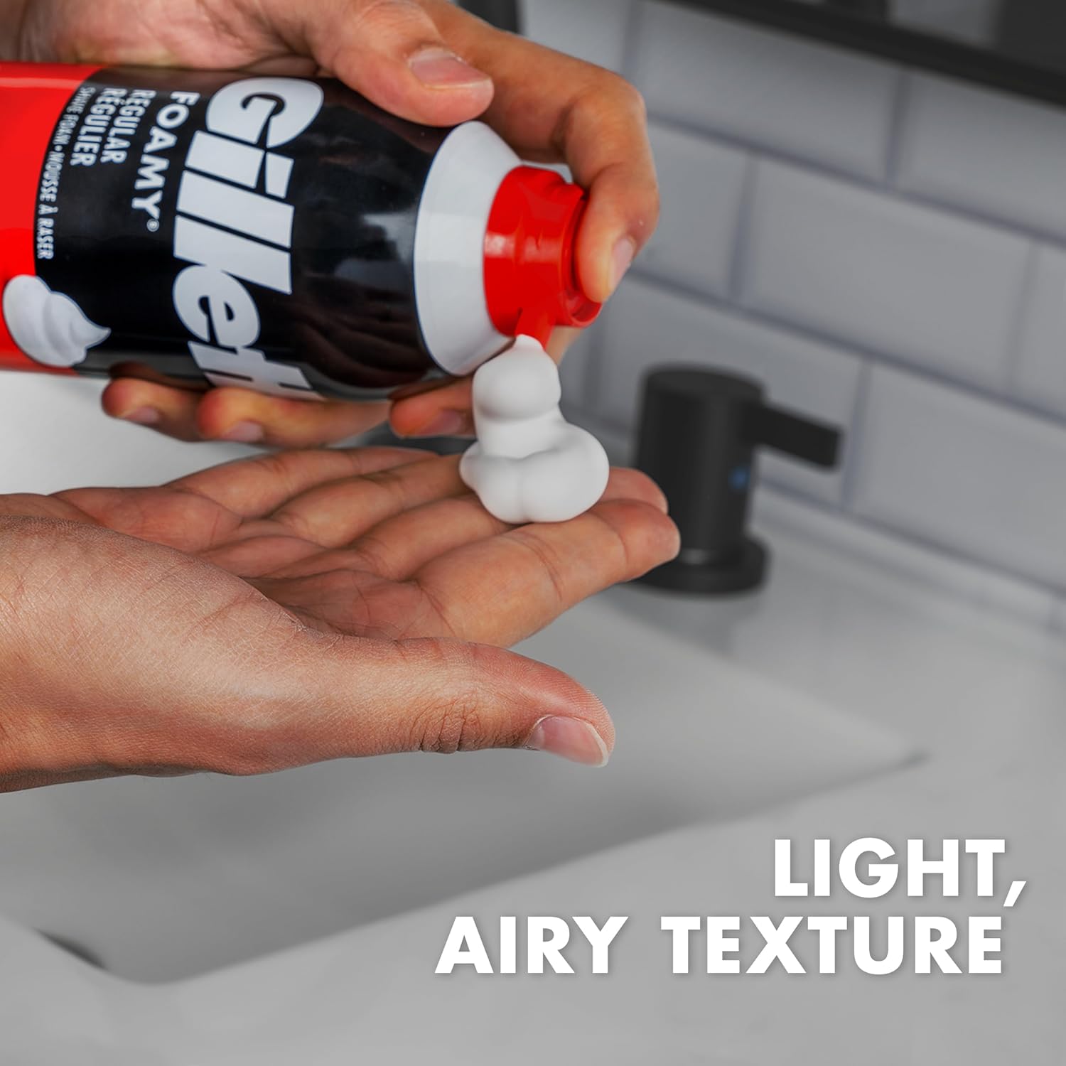 Gillette_Foamy_Regular_Shaving_Cream,_Pack_of_12,_11_oz_each