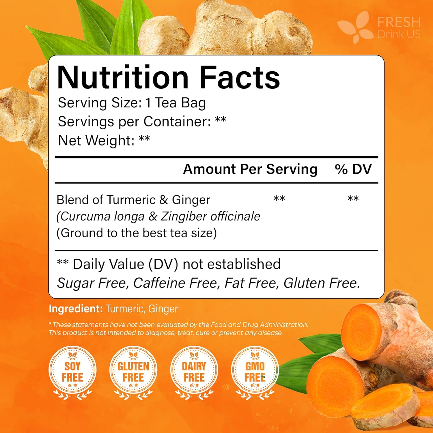 FreshDrinkUS,_Premium_135_Turmeric_Ginger_Tea_Bags,_100%_Natural_Ingredients,_Hand-made_Blend_of_Turmeric_and_Ginger_Herbal_Tea,_Eco-conscious_Tea_Bags._No_Sugar,_No_Caffeine,_No_Gluten,_Vegan.