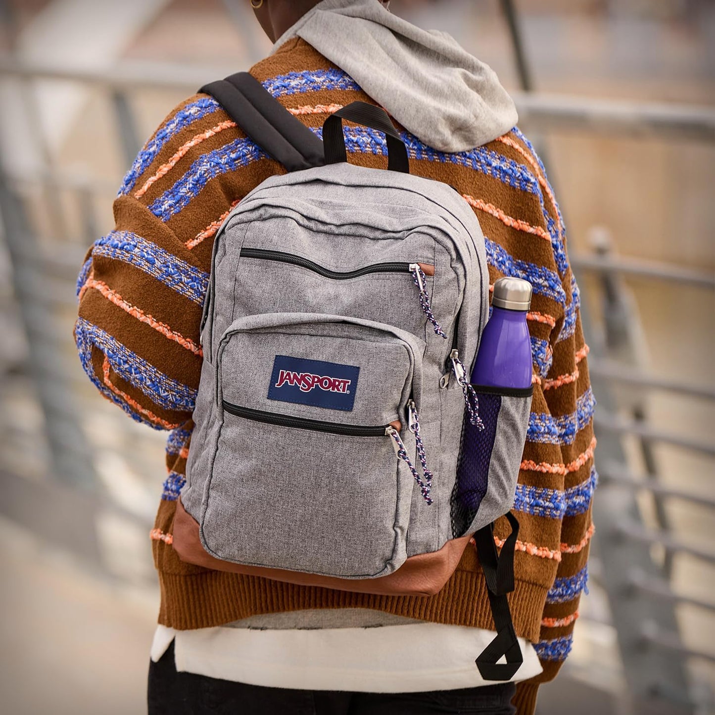 JanSport_Cool_Backpack,_with_15-inch_Laptop_Sleeve_-_Large_Computer_Bag_Rucksack_with_2_Compartments,_Ergonomic_Straps,_Black