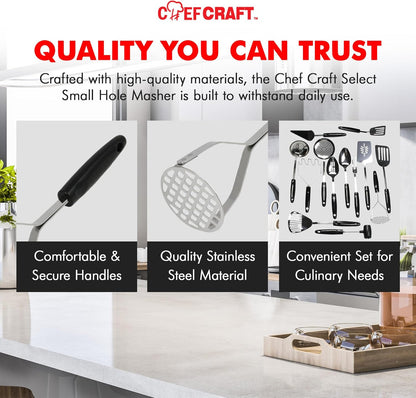 Chef_Craft_Select_Sturdy_Masher,_10.25_inch,_Stainless_Steel/Black