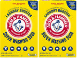 ARM & HAMMER Super Washing Soda Household Cleaner and Laundry Booster, 55 oz Box