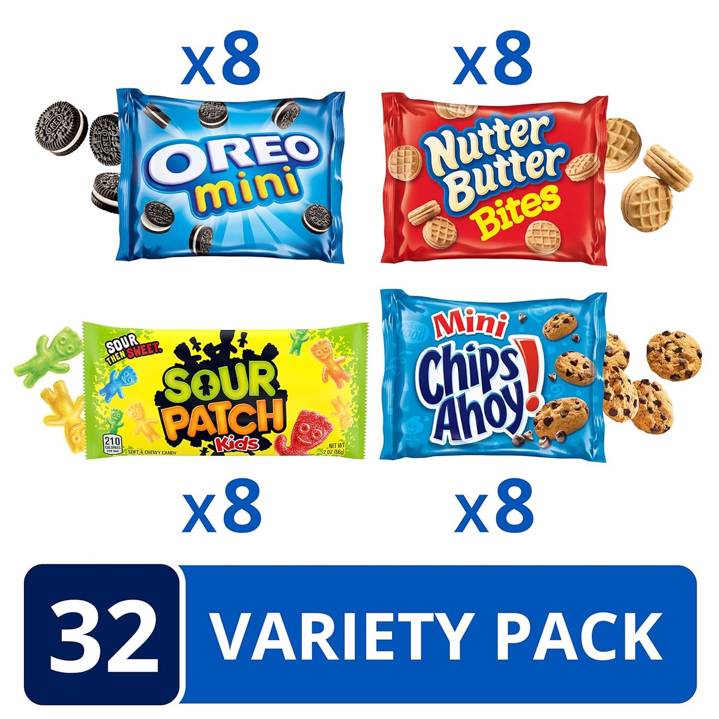 OREO_Mini_Cookies,_CHIPS_AHOY!_Mini_Cookies,_SOUR_PATCH_KIDS_Candy_&_Nutter_Butter_Bites_&_Candy_Variety_Pack,_32_Snack_Packs