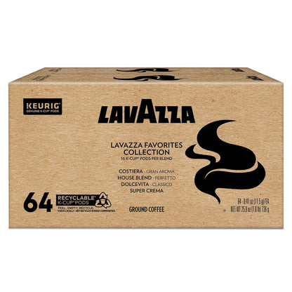 Lavazza_Favorites_Collection_Variety_Pack,_Single_Serve_Keurig®_K-Cup®_Pods,_Light_and_Medium_Roast_Coffees,_64-Count_Box