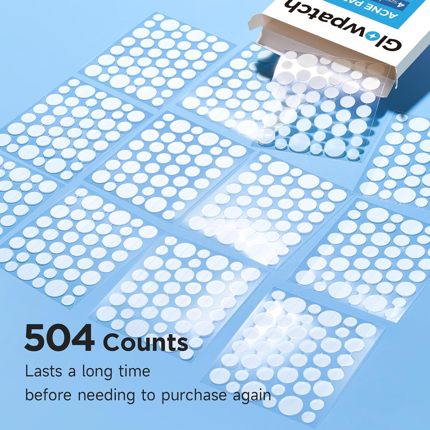 Pimple_Patches_for_Face_(504_Count),_FSA_Eligible_Acne_Patch_Bulk,_Zit_Stickers_4_Sizes,_Hydrocolloid_Spot_Stickers,_Clear_Acne_Dots_for_Covering_Zits,_Blemishes_and_Breakouts