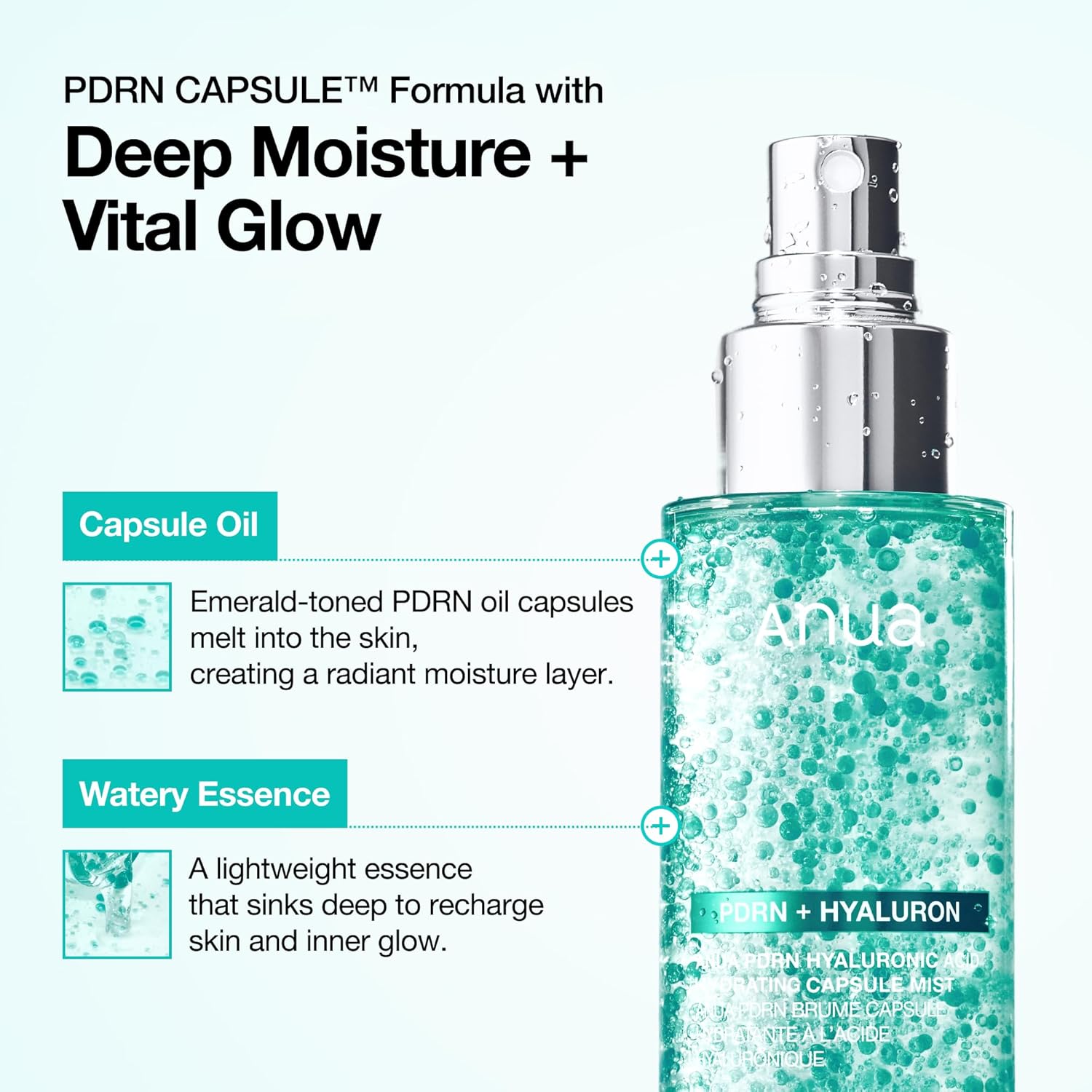 ANUA_PDRN_Collagen_Glow_Facial_Serum_Spray,_Hydrating_Face_Mist,_Hyaluronic_Acid,_dewy_glass_finish,_All_Skin_Types,_Instant_Plumping_Hydration,_Firming_Care,_Korean_Skincare,_3.38_fl_oz