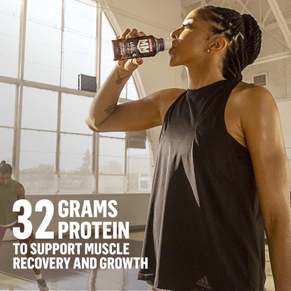 Muscle_Milk_Pro_Advanced_Nutrition_Protein_Shake,_Slammin'_Strawberry,_11.16_Fl_Oz_(Pack_of_12),_32g_Protein,_1g_Sugar,_16_Vitamins_&_Minerals,_5g_Fiber,_Bottled_Liquid,_Gluten_Free