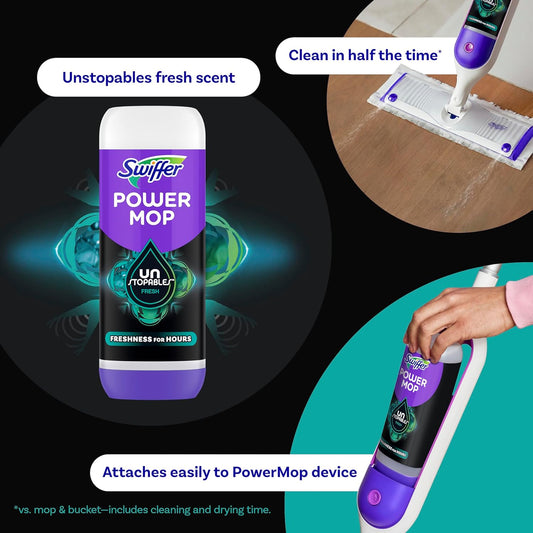Swiffer_PowerMop_Floor_Cleaning_Solution_with_Unstopables_Fresh_Scent,_PowerMop_Refills,_Floor_Cleaner_for_Mopping,_25.3_fl_oz,_2_Pack
